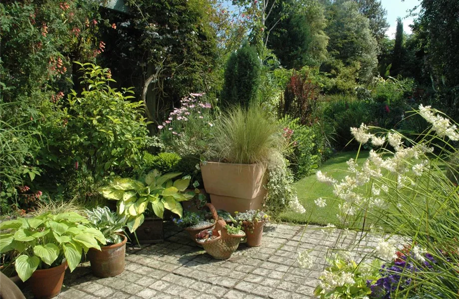 Die Terrasse als Garten - eine grüne Oase