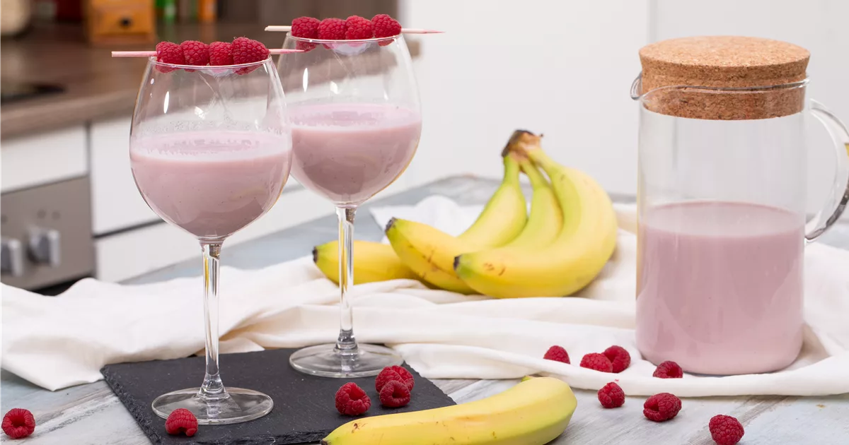 Rezept Januar 2025: Bananen-Soja-Shake - Pflanzenhof Plum