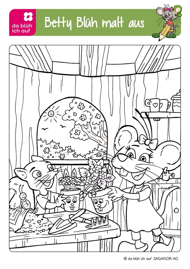 Betty Blüh Ausmalbild 2 25 Betty Blüh Ausmalbild 2 25