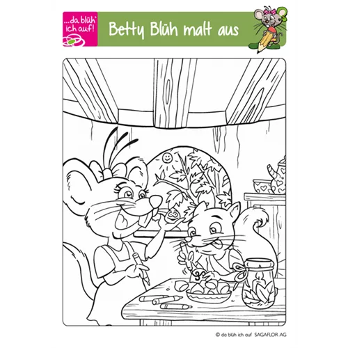 Betty Blüh Ausmalbild 3 26
